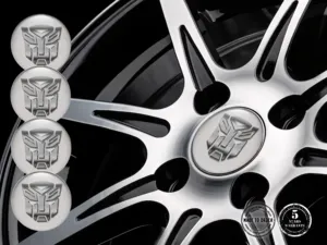 Wheel Emblem Drift Sleek Design Dome Badges